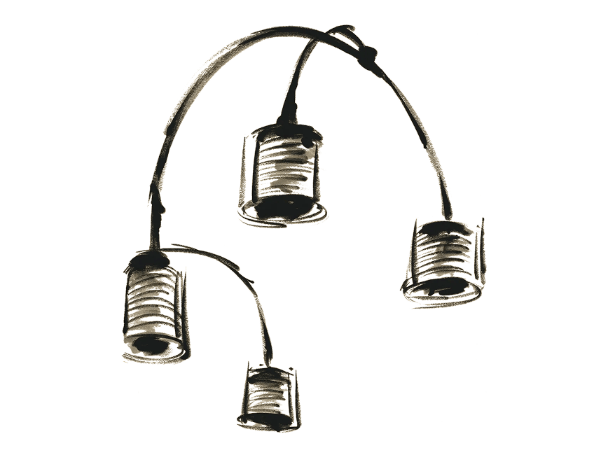 Hand sketch of storefront concept